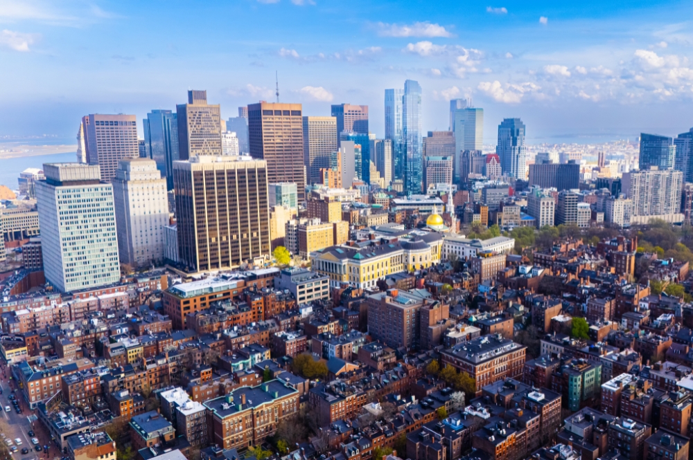Boston skyline for DPHARM 2026 conference where Serva Health will attend